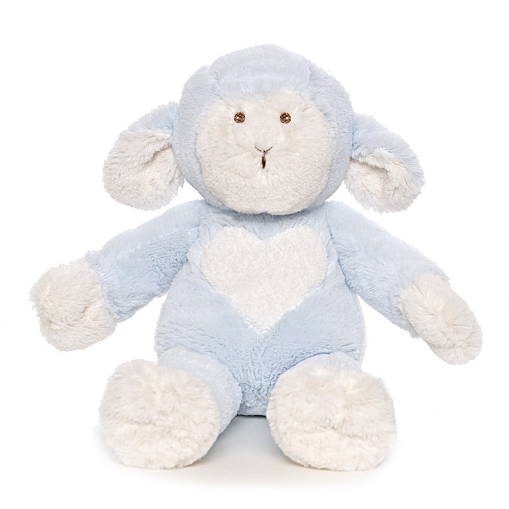 Teddykompaniet Cream Baby Owieczka błękit 33cm