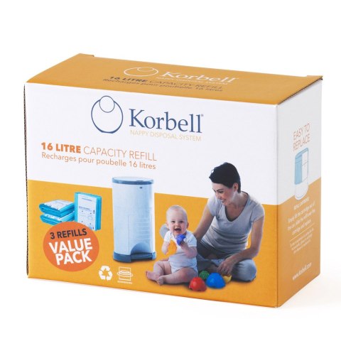KOR Korbell 16L-wkład worek/Refill 3-pack