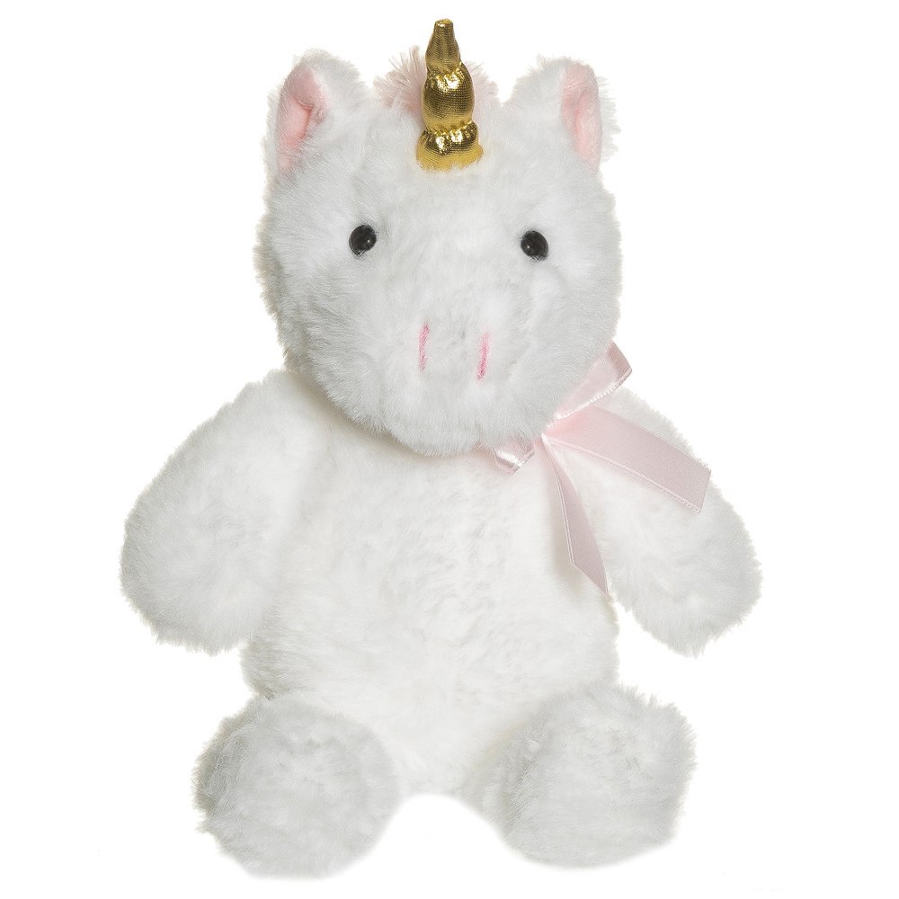 Teddykompaniet Jednorożec z kokardą biały, 25cm Teddykompaniet Jednorożec z kokardą biały, 25cm