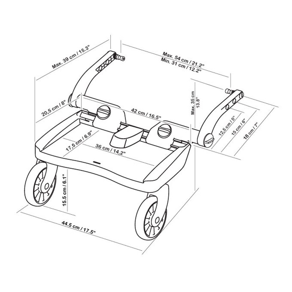LAS Zestaw BuggyBoard MAXI+ Czerwony/Czerwony LAS Zestaw BuggyBoard MAXI+ Czerwony/Czerwony