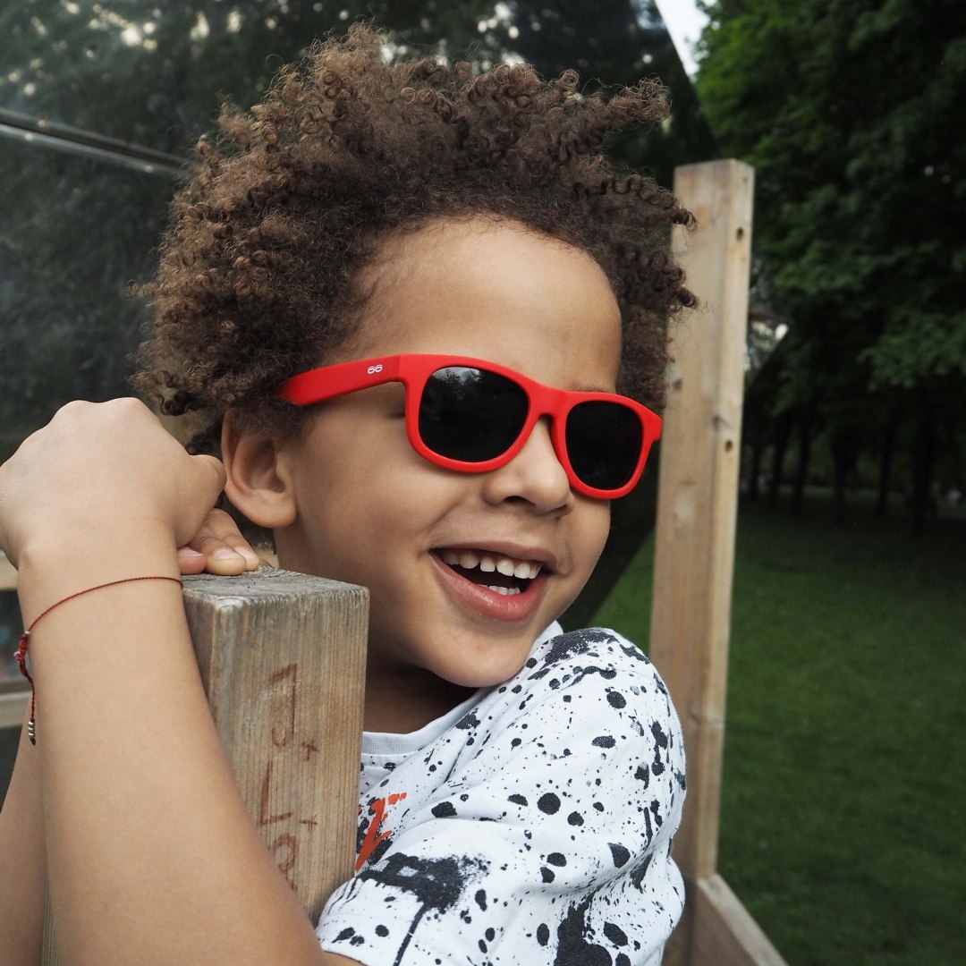 TOOTINY okulary dla dzieci ITOOTI CLASSIC M czerwo