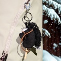 Hobby Horse Breloczek, Maskotka Koń na kiju czarny 11 cm, Prezent Mikołajki