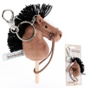 Hobby Horse Breloczek, Maskotka Koń na kiju gniady 11 cm, Prezent Mikołajki