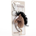 Hobby Horse Breloczek, Maskotka Koń na kiju gniady 11 cm, Prezent Mikołajki