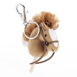 Hobby Horse Breloczek, Maskotka Koń na kiju kasztan 11cm, Prezent Mikołajki