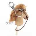 Hobby Horse Breloczek, Maskotka Koń na kiju kasztan 11cm, Prezent Mikołajki