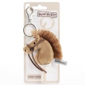 Hobby Horse Breloczek, Maskotka Koń na kiju kasztan 11cm, Prezent Mikołajki
