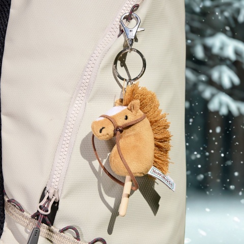 Hobby Horse Breloczek, Maskotka Koń na kiju kasztan 11cm, Prezent Mikołajki