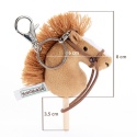 Hobby Horse Breloczek, Maskotka Koń na kiju kasztan 11cm, Prezent Mikołajki