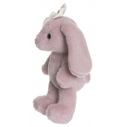 Maskotka królik Tyra, przytulanka Teddykompaniet, pluszak różowy 20 cm