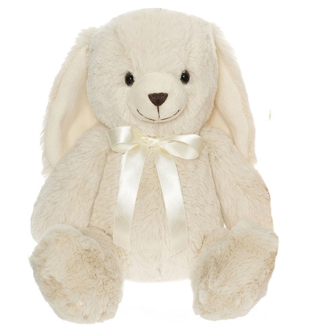Maskotka królik kremowy - pluszak przytulanka dla dzieci na prezent 36 cm Maskotka królik kremowy - pluszak przytulanka dla dzieci na prezent 36 cm