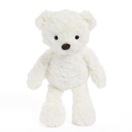 Miś pluszowy, Maskotka Milo, przytulanka Tullimals, biały 25 cm