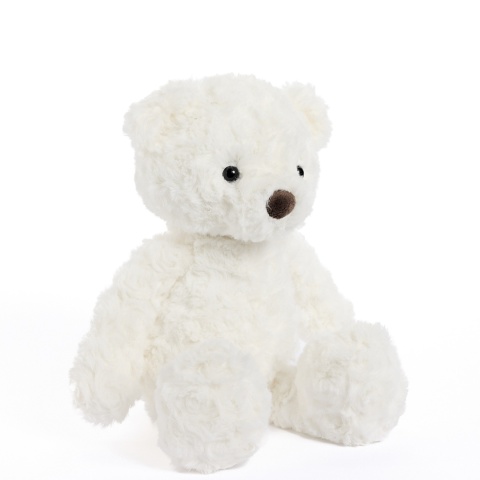 Miś pluszowy, Maskotka Milo, przytulanka Tullimals, biały 25 cm