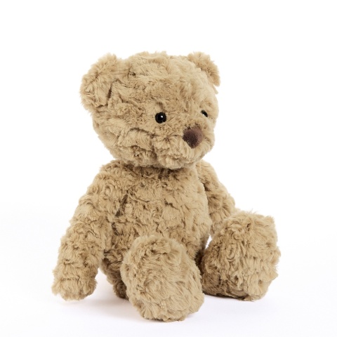 Miś pluszowy z koszulką, Tullimals Maskotka Milo, jasny brąz 25 cm