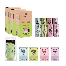 Woreczki na psie odchody, 100% Z RECYCLINGU, Worki MYMALS 360szt +DYSPENSER
