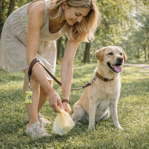 Woreczki na psie odchody, 100% Z RECYCLINGU, Worki dla psów MYMALS 120 szt