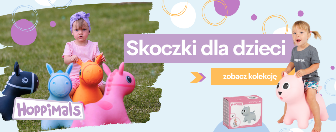 Gumowe skoczki dla dzieci